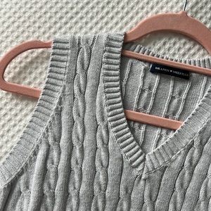 Brandy Melville Light Grey Sweater Vest